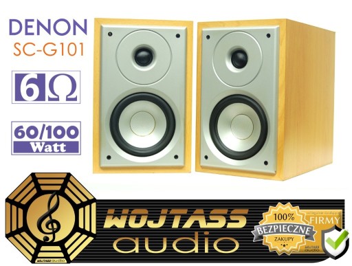 Zdjęcie oferty: Kolumny DENON SC-G101 600/100 Watt 6 Ohmów