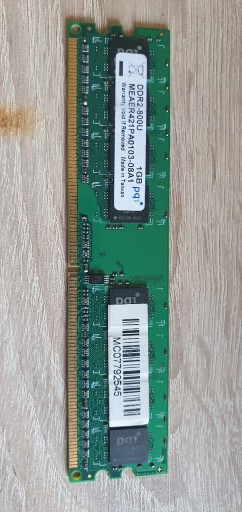 Zdjęcie oferty: Pamięć RAM ddr2 1gb PQI 667 Mhz
