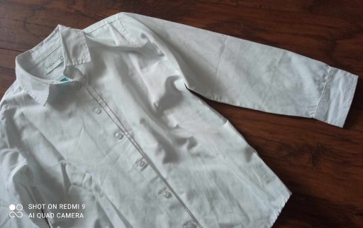 Zdjęcie oferty: koszula biała długi rękaw 128cm