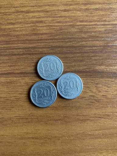 Zdjęcie oferty: 3 x 20 groszy 1998 rok