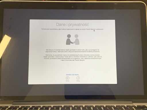 Zdjęcie oferty: Ekran Matryca Klapa MacBook Pro 13 2015 a1502