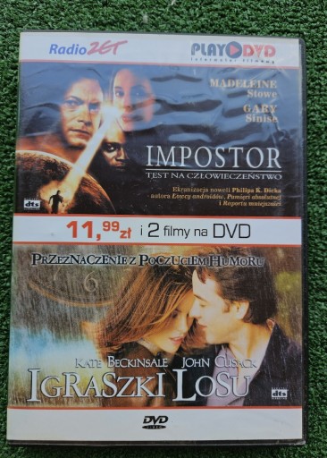 Zdjęcie oferty: IMPOSITOR, IGRASZKI LOSU - 2 filmy DVD
