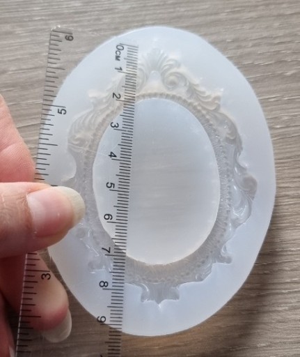 Zdjęcie oferty: Foremka silikonowa ramka duża rzeźba tort ozdoba 