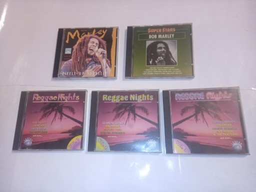Zdjęcie oferty: BOB Marley 5 płyt CD REGGAE sama klasyka 91/93/95