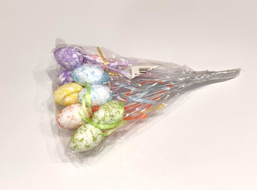Zdjęcie oferty: Kolorowe jajka na piku patyku Wielkanoc