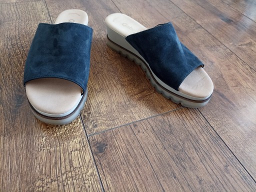 Zdjęcie oferty: Gabor skórzane sandały na koturnie r. 40,5 26,5cm 