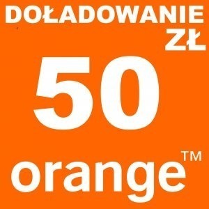 Zdjęcie oferty: Doladowanie orange 50zl