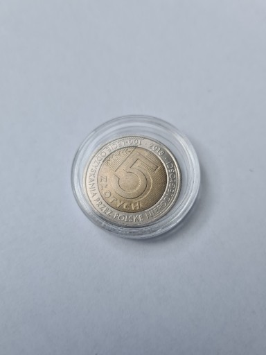 Zdjęcie oferty: Moneta okolicznościowa 5 złotych 100-lecie 2018