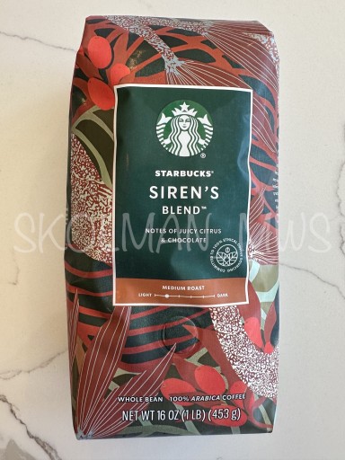 Zdjęcie oferty: Kawa ziarnista Starbucks Siren's Blend USA 453g