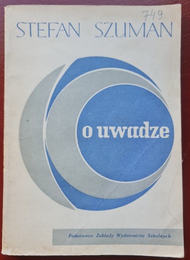 Zdjęcie oferty: "O uwadze" Stefan Szuman 1961