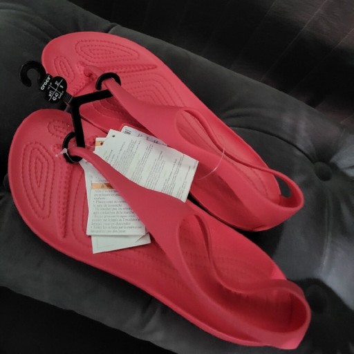 Zdjęcie oferty: Buty sandały japonki Crocs Serena sexi flip W11 42