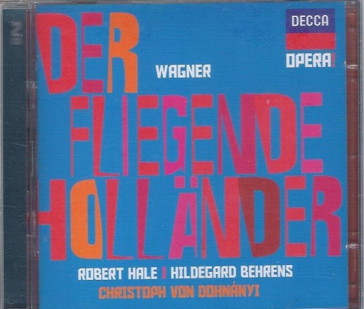 Zdjęcie oferty: WAGNER Der fliegende Hollander HALE, BEHRENS 2CD