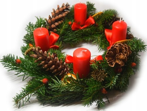Zdjęcie oferty: Wieniec adwentowy. Wieniec świąteczny. Naturalny.