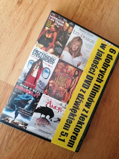 Zdjęcie oferty: Zestaw 6 filmów na płycie dvd 