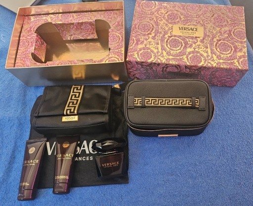 Zdjęcie oferty: Versace Crystal Noir zestaw upominkowy dla kobiet woda perfumowana