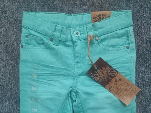 Zdjęcie oferty: Jeansy * Smyk * Cool Club * miętowe * r. 116