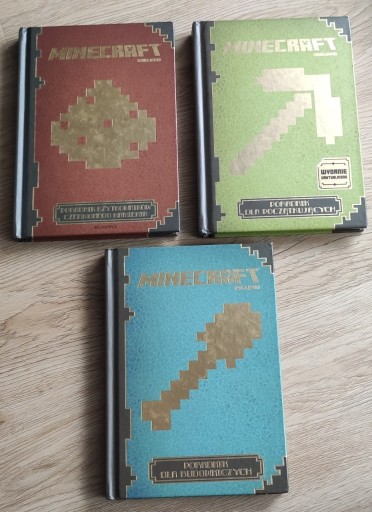 Zdjęcie oferty: Minecraft- Poradniki" Zestaw 3 książi. 