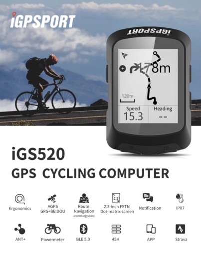 Zdjęcie oferty: IGPSPORT 520 / IGS520 licznik / komputer rowerowy