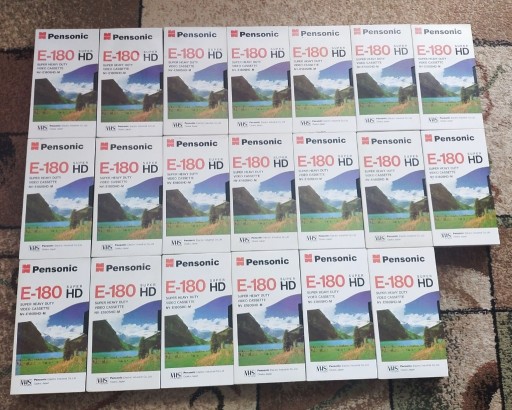 Zdjęcie oferty: 20 x Kaseta VHS PENSONIC E-180