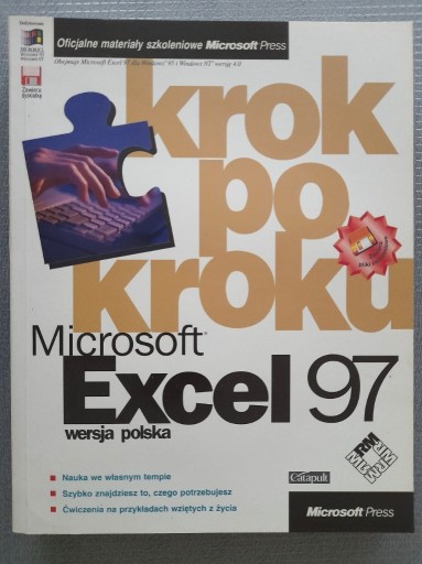 Zdjęcie oferty: Microsoft Excel 97 - krok po kroku + dyskietka