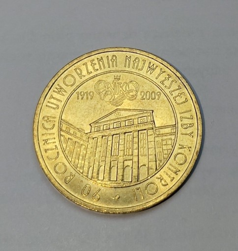 Zdjęcie oferty: Moneta 2 zł Najwyższa Izba Kontroli - 2009 rok