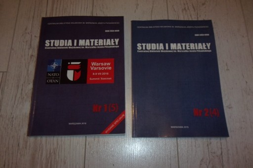 Zdjęcie oferty: studia i materiały Piłsudskiego Nato książki