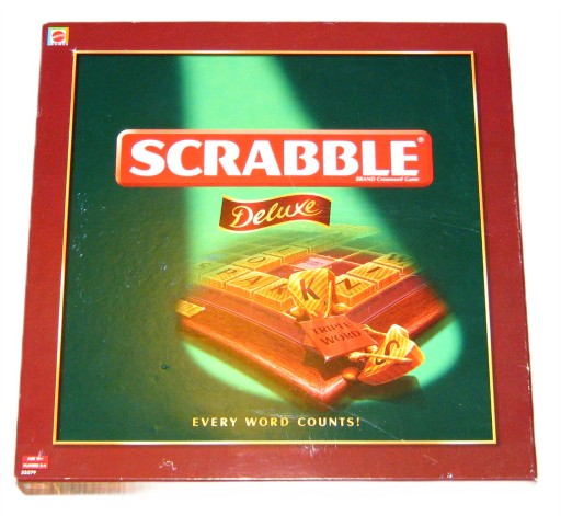 Zdjęcie oferty: SCRABBLE DELUXE / MATTEL 53579 / ANGIELSKIE 2005