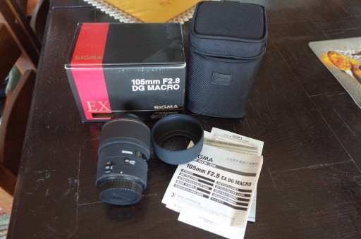 Zdjęcie oferty: SIGMA 105 mm F2,8 EX DG MAKRO CANON EF NOWY