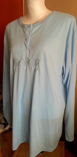 Zdjęcie oferty: damska piżama dwuczęściowa, błękitna, xxxl