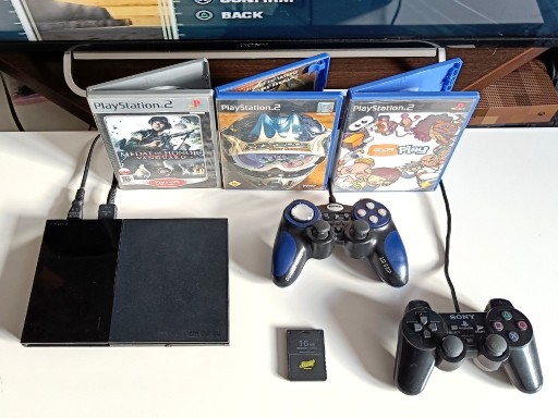 Zdjęcie oferty: PS2 +2xPad +karta +gry BCM od 1 zł