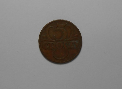 Zdjęcie oferty: stara moneta 5 groszy 1938