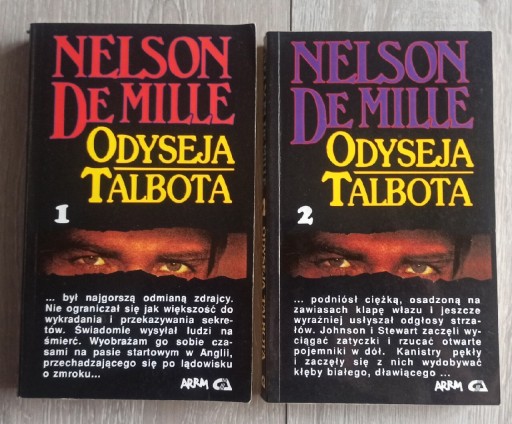Zdjęcie oferty: Odyseja Talbota. Nelson De Mille. t1 i t2 