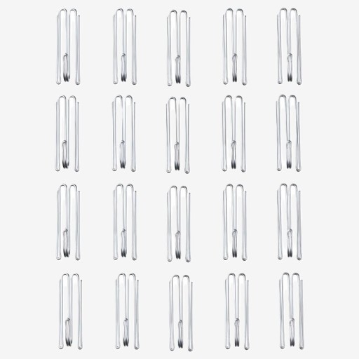 Zdjęcie oferty: Haczyk do zasłon, stal, opakowanie 20 szt.