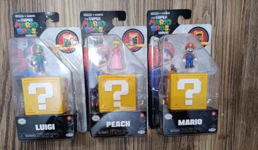 Zdjęcie oferty: Super Mario Peach mini figurka 3 sztuki 