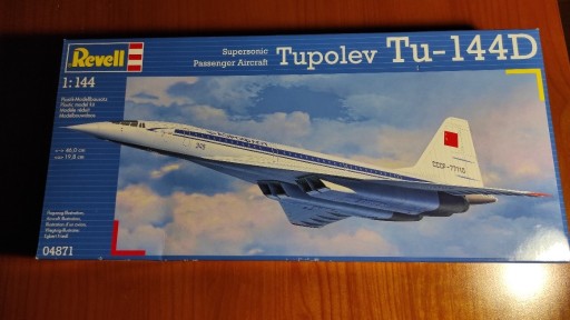 Zdjęcie oferty: REVELL 04871 Samolot Tupolew Tu-144D 1:144
