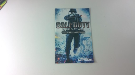 Zdjęcie oferty: Instrukcja Call of Duty world at war ps2