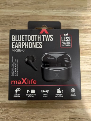 Zdjęcie oferty: Maxlife MXBE-01 Słuchawki Bluetooth Etui Powerbank
