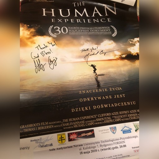 Zdjęcie oferty: Plakat The Human Experience z autografami