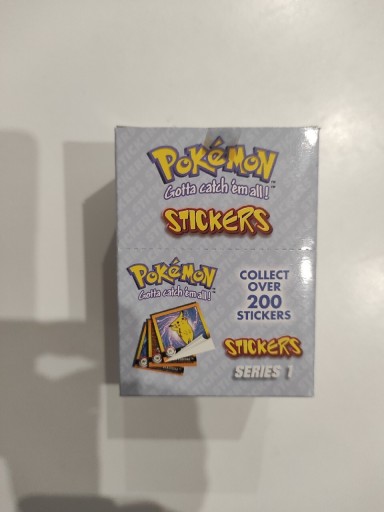 Zdjęcie oferty: Nowy box naklejki pokemon artbox 300 naklejek tazo