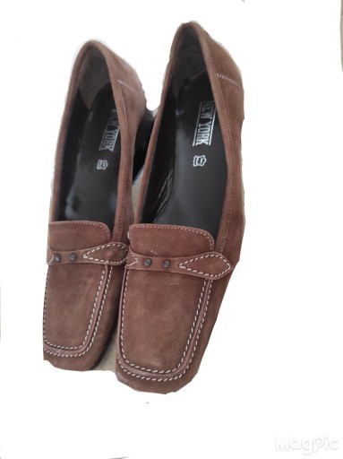 Zdjęcie oferty: Buty New York, skórzane, rozmiar 38, pantofle,