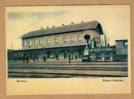 Zdjęcie oferty: Krosno stacja kolejowa reprint