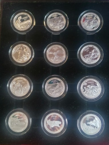 Zdjęcie oferty: Congo : Prehistoric Life - cały komplet 12 monet