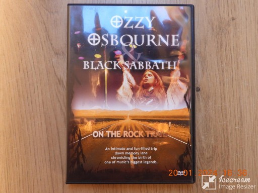 Zdjęcie oferty: Ozzy Osbourne BLACK SABBATH On the Rock Trail DVD