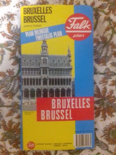 Zdjęcie oferty: Bruxelles, Bruksela, Brussel mapa - mapa Bruksela