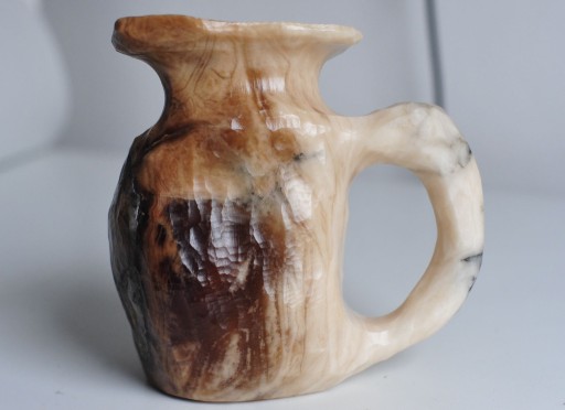 Zdjęcie oferty: Duży wazon ręcznie wykonany w kamieniu alabaster