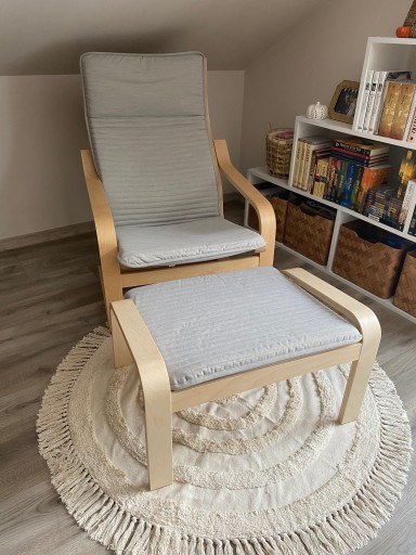 Zdjęcie oferty: Fotel + podnóżek Ikea Poang