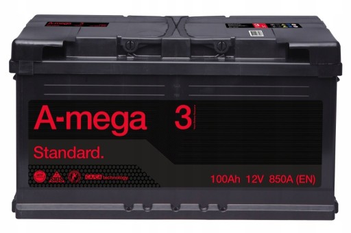 Zdjęcie oferty: Akumulator 12v 100Ah 850A AMEGA 3 Megatex PROMOCJA