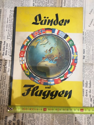 Zdjęcie oferty: Lander und Flaggen stara wyklejanka z flagami