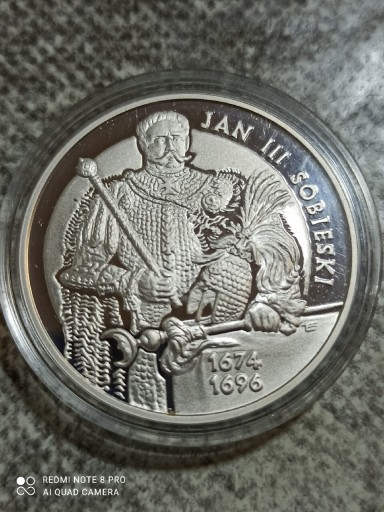 Zdjęcie oferty: 10zł sobieski półpostać 2001r