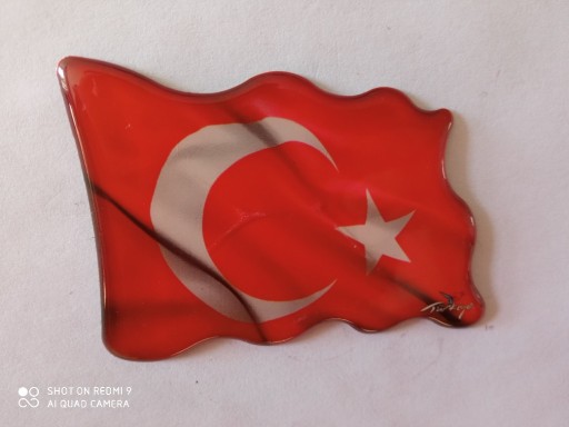 Zdjęcie oferty: Turcja/Flaga- magnes na lodówkę